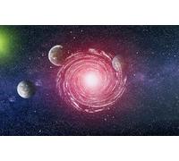 SIJIFACAI Custom Size Galaxy Wall Murals - Starry Universe Sky Peel and Stick, 3D Night Sky Removable Wallpaper for a Personal Cosmic Touch