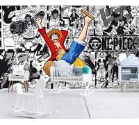 SIJIFACAI Custom Size Wall Murals，3D Anime Animation PiratesWood Pop Rock Papty，Removable Peel and Stick Self-Adhesive Wall Murals Large Photo Wallpaper