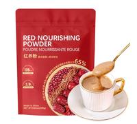 SIJIYUNLI-Red Nourishing Powder 245g/8.64oz Boiled Free Brewing Nutritious Breakfast, Five Kinds of red Grains, no Essence, no Pigment, no Preservative, containing 7 Small Bags