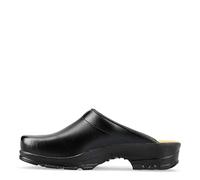 SIKA 8105 Flex LBS - Open Clog - Suitable for Pharmaceutical, Food Industry, Hospital and Care, Gastronomy (HORECA) and Kitchen, Service and Cleaning - Black - Size 37