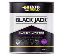 Everbuild 90102 Black Jack 901 Black Bitumen Paint 2.5 Litre Evb90102