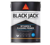 Everbuild Bitumen & Flashing Primer Black Jack 902 – Fast-Drying – Black – 5 Litre