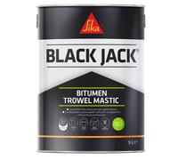 Everbuild Bitumen Trowel Mastic Black Jack 903 – Trowellable Bituminous Compound – Black – 5 Litre