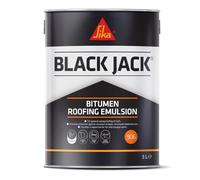 Everbuild Bitumen Roofing Emulsion Black Jack 906 Waterproofer 5 Litre