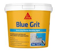Sika Blue Grit Extra Grip Plaster Bonding Agent - Ready to Use - One Coat Application - Blue - 10 Litre