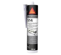 SIKA - Butyl Sealant - SikaLastomer-514 Grey - Swabable Sealant for Removable Seals - Permanently Sticky and Elastic - 310 ml