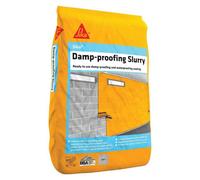 Sika Damp Proofing Slurry Grey, 25Kg Waterproof Coating For Preventing Dampness & Water Penetration On Concrete & Masonry Surface