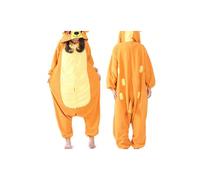 (Sika deer, S) Snow Monster Elf Santa Claus Couple Cartoon One-Piece Pajamas Hooded Polar Fleece Home Clothes Animal Performance