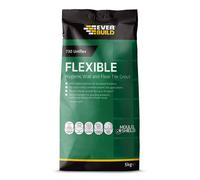 Everbuild 730 Universal Flexible Hygienic Wall and Floor Tile Grout - For Use With Joints Up to 15mm wide - White - 2.5kg