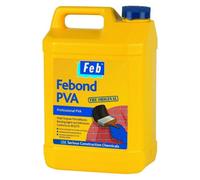 Sika Febond Pva - White, 2.5L - Multi-Purpose Adhesive - Primer - Sealer & Cement - Plaster Admixture