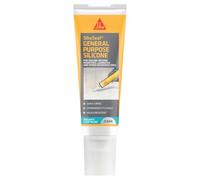 Sika General Purpose Silicone Sealant, Waterproof, Clear, 80ml | Suitable For Interior And Exterior Use - Previously Known As Everbuild General Purpose Silicone