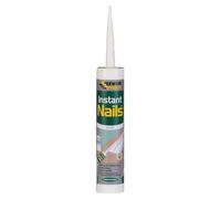 Everbuild Instant Nails Grab Adhesive White 290ml High Strength Multipurpose