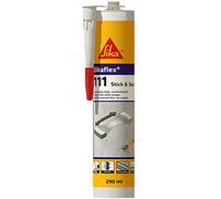Sika Mounting Adhesive - Sikaflex-111 Stick & Seal White - Suitable for Insulation Materials Such as EPS and XPS - Elastic - Weather Resistant - 290 ml