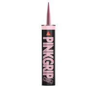 Sika Pinkgrip Instant Grab Adhesive - Slump Resistant - External and Internal Use, Pink, 350ml