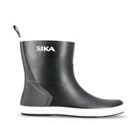SIKA Relax Unisex Wellington Boots, Waterproof Casual Shoes, Non-Slip Rubber Outsole, Quick-Drying Polyester Lining, Comfortable PU Foam Insole, Lightweight Outdoor & Garden Boots, black, 8.5 UK