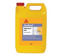Sika Sikabond Waterproof Pva - White, 5L - Exterior-Grade Water Resistant Adhesive - Sealer & Mortar Additive