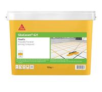 Sika SikaCeram 621 FlowFix Jointing Compound for Flowable Porcelain, Ceramic Paving and Grout Jointing Compound - Ivory - 15 kg - 30 sq.m