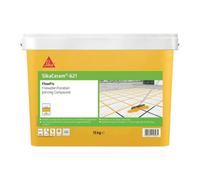 Sika Sikaceram 621 Flowfix Jointing Compound - Ivory, 15Kg - Flowable Porcelain & Ceramic Paving Grout - Fast Setting Compound