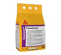 Sika SikaCeram CleanGrout - High-Performance Floor and Wall Tile Grout - Water Repellent - UV Resistant - Frost Proof - Absolute Black - 5kg