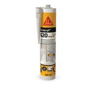 Sika Sikacryl 620 Fire Resistant Acrylic Silicone Sealant Grey, 380Ml - Up To 4 Hours Fire Protection - For Internal Walls & Floor