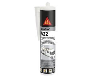 Sika Sikaflex -522 Caravan and Motorhome Adhesive Sealant - Moisture Curing - Weather and Mould Resistant - White - 300ml