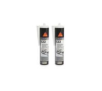 Sika Sikaflex-522 Caravan And Motorhome Adhesive Sealant - Weather And Mould Resistant - White - 300ml (Pack of 2)