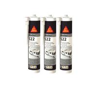 SIKA Sikaflex 522 Caravan - White - 300ml - Set of 3 Sikaflex Putty Adhesives