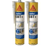 Sika Sikaflex EBT+ Adhesive, Sealant and Filler, White, 300 ml (Pack of 2)