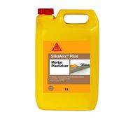 Sika SikaMix Plus Chloride Free Mortar Plasticiser - Mortar Admixture - Improves Adhesion - Reduces Cracking - Ready To Use - 5 Litre