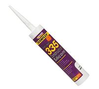 Sika SikaSeal Construction Silicone+ Anti-Mould Sealant, Brown, 295ml | For General Construction, PVCu Frames And Glazing