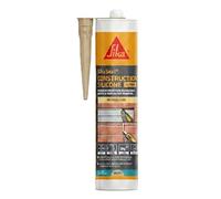 Sika SikaSeal Construction Silicone Sealant Ultra, Buff, 300ml | A Low Modulus Neutral Cure Expansion Joint And Perimeter Pointing Sealant - Previously Everbuild Everflex 450