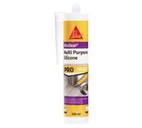Sika SikaSeal Multi-Purpose Silicone Sealant - Waterproof - Excellent Flexibility - Suitable for Internal and External Use - White - 300ml