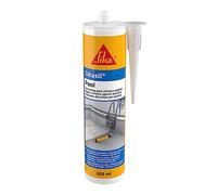 Sika - Sikasil Pool Silicone Sealant - For Swimming Pools and Wet Areas - Suitable For Internal And External Use - Grey - 300ml