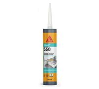 Sika Sikasil S50 Sanitary Silicone Sealant - Translucent, 310Ml - Anti-Mould - Flexible & Long-Lasting Bathroom & Kitchen Sealant