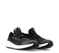 Sika Sneaker Life professional shoe made of strik/polyester. Stylish trainer design. Premium slip resistance. Super shock absorption., black white, 11 UK