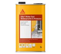 Sika Water Seal - 5L - Masonry Waterproofer & Protector For Brick - Stone & Concrete - Damp & Weather Protection
