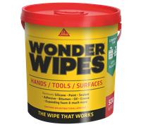 Sika Wonder Wipes Cleaning Wipes – Multi-Use for Hands, Tools & Surfaces – 500 Wipes