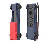 Sikai Protective Case for Samsung Smart Solar Cell Remote Control TM1204A/TM2360E/TM2361E BN59-01432A/BN59-01432D, Anti-Lost Skin-Friendly Anti-Slip Shockproof Silicone Remote Cover (Navy+Red)