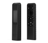 Sikai Remote Control Cover for Samsung Smart SolarCell Remote TM1204A/TM2360E/TM2361E BN68-15687D, Anti-Lost Skin-Friendly Anti-Slip Shockproof Silicone Remote Case with Lanyard (Black)