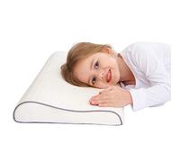 SIKAINI Kids Memory Foam Pillow, Hypoallergenic Neck Support for Children (3-10 Years), Breathable & Machine Washable Cover, Certified Safe Toddler Pillow for First Big Bed, Orthopedic Design