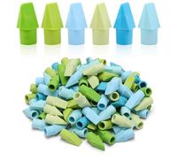 SIKAO Erasers, 125 Pack Natural Pencil Top Erasers for Kids Bulk, Neutral Pencil Erasers for Pencils, Nature-Inspired Colors, Classroom Must Haves for Teachers & Students, School Supplies