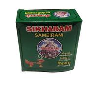 Sikaram Sambirani Natural Temple Incense Resin, Traditional Indian Sambrani Dhoop, 50g, Aromatic Benzoin for Pooja, Meditation, Home Fragrance