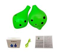 SIKATIHU 2PCS 6 Hole Ocarina C Key Plastic Ocarina Music Instrument for beginner Best Gift for Adults kids (Green)
