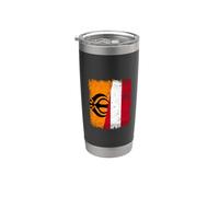 Sikh Austria Flag | Sikh Austrian Roots Stainless Steel Insulated Tumbler