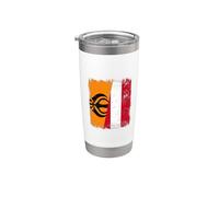 Sikh Austria Flag | Sikh Austrian Roots Stainless Steel Insulated Tumbler