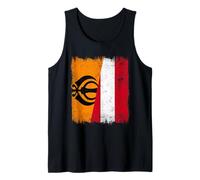 Sikh Austria Flag | Sikh Austrian Roots Tank Top