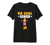 Sikh Bhangra Dancing Mr Cool Singh for All Sikhs Premium T-Shirt