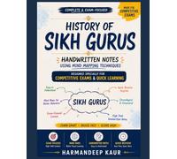 Sikh Gurus History for Competitive Exams: Handwritten Mind Maps, Quick Notes & Easy Revision Guide for SSC, UPSC, PCS, Railway, Teaching Exams & General Knowledge Preparation
