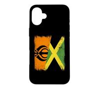 Sikh Jamaica Flag | Sikh Jamaican Roots Case for iPhone 16 Plus