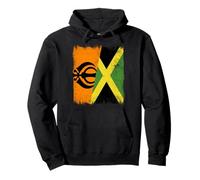 Sikh Jamaica Flag | Sikh Jamaican Roots Pullover Hoodie